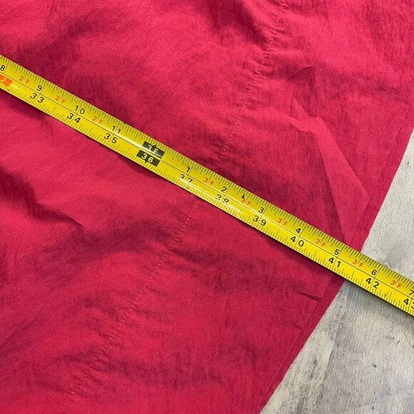 Abercrombie & Fitch Tiered Trapeze Midi Dress Pockets Size Small Cherry Summer - Picture 16 of 16